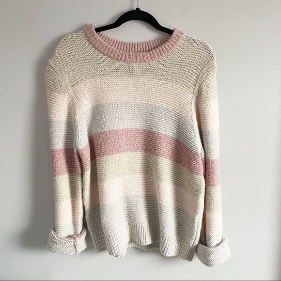 𝅺La Vie Rebecca Taylor Strip Merino Knit Sweater - Picture 4 of 10